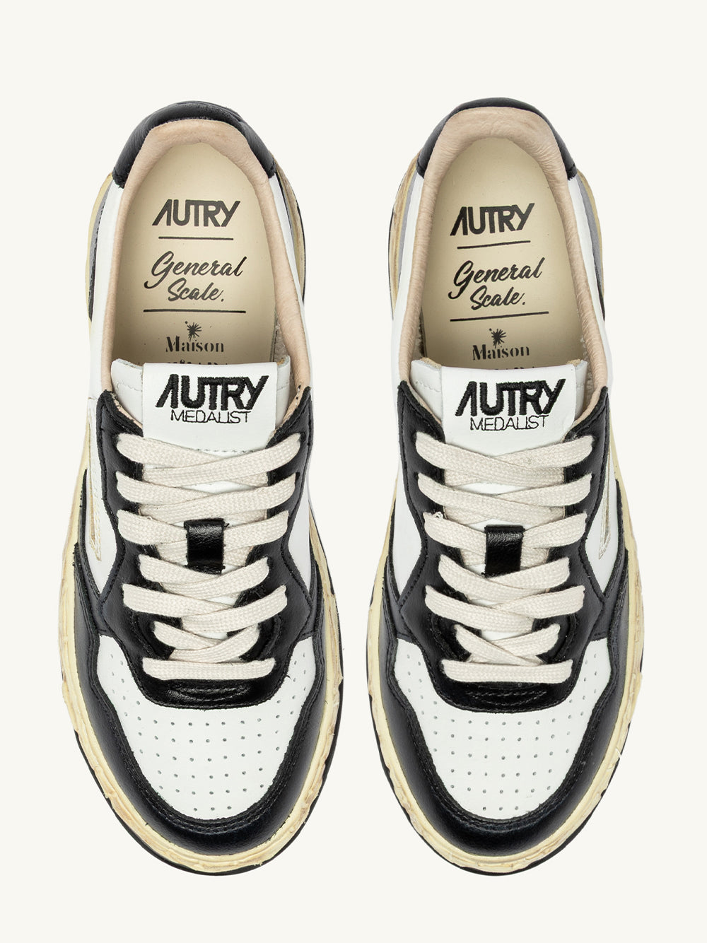 Medalist Low Super Vintage 'Autry X Maison Mihara Yasuhiro General Scale' Whtie/Black