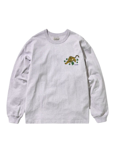 Clover Tiger Long Sleeve Light Grey
