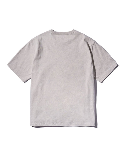 AECA Big Logo Tee (Oatmeal/Green)