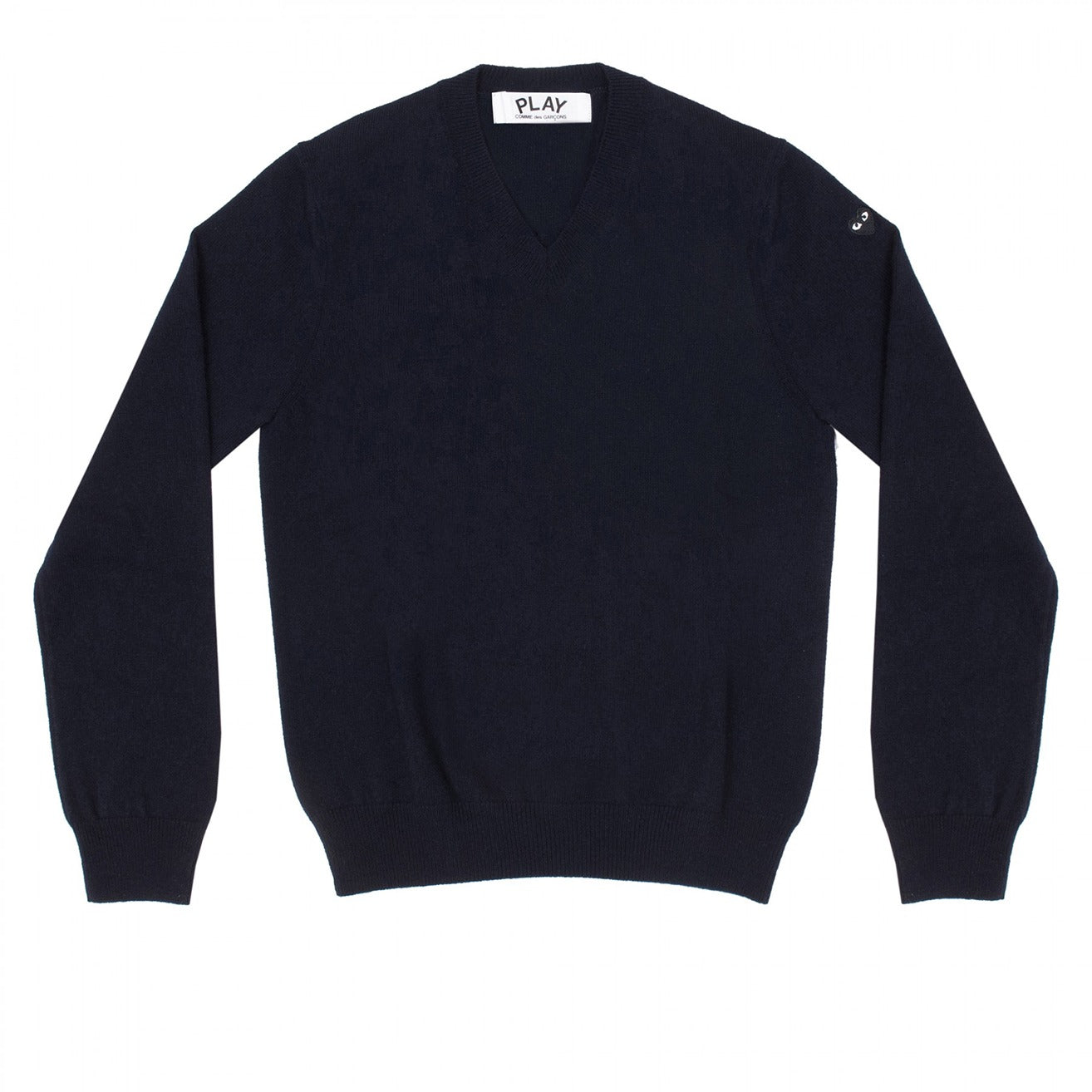 Sweater With Small Black Heart Women (Navy)