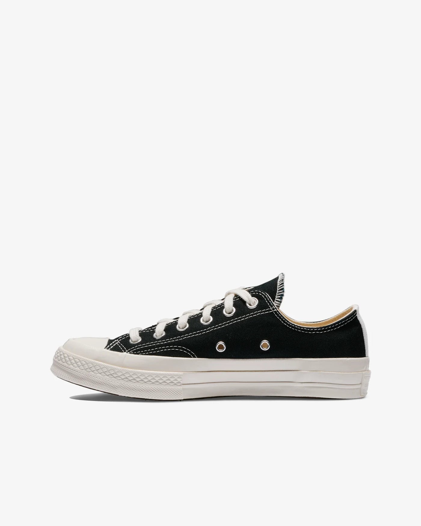 Converse Small Red Heart Low Top (Black)