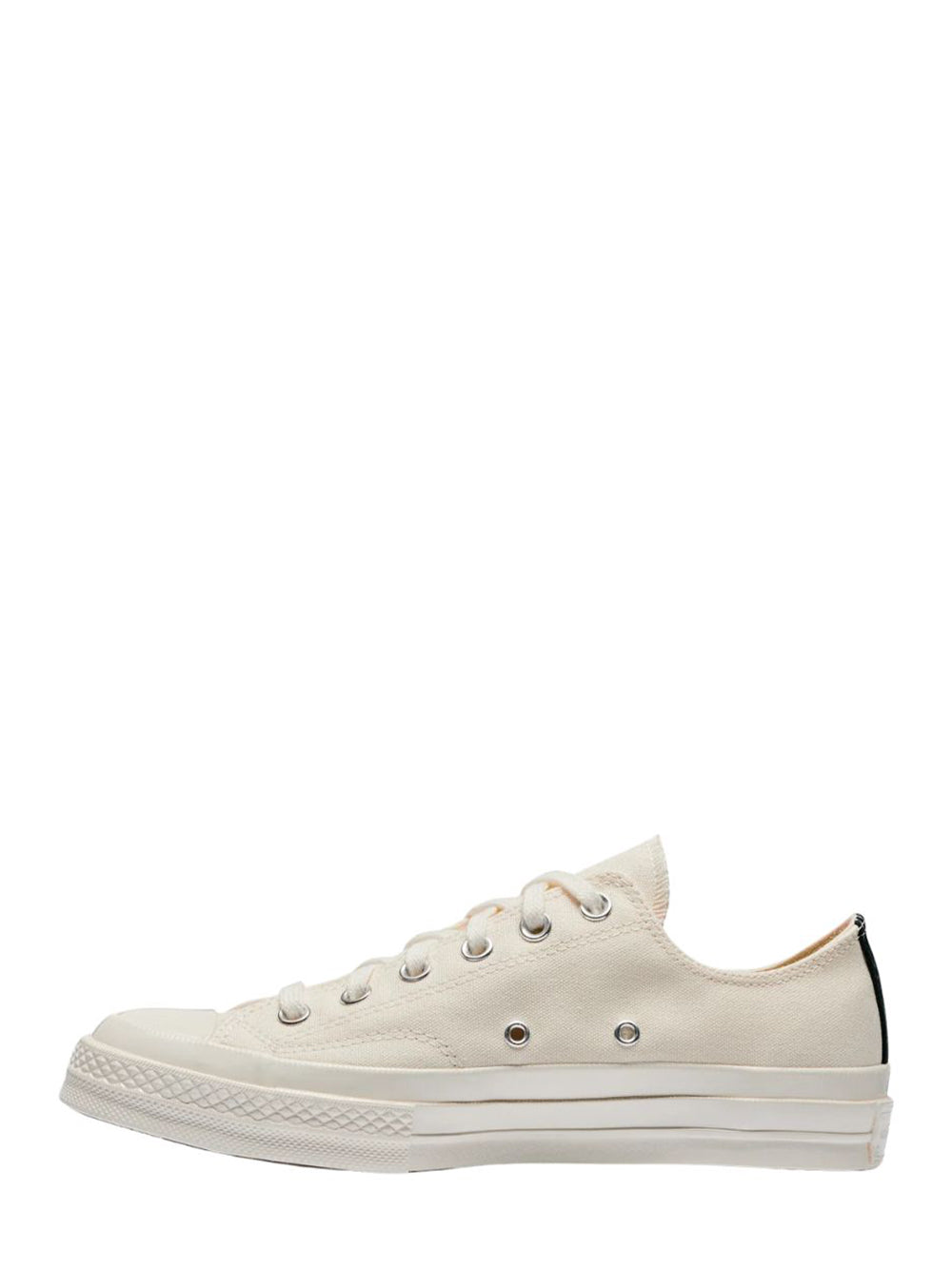 Converse Small Red Heart Low Top White