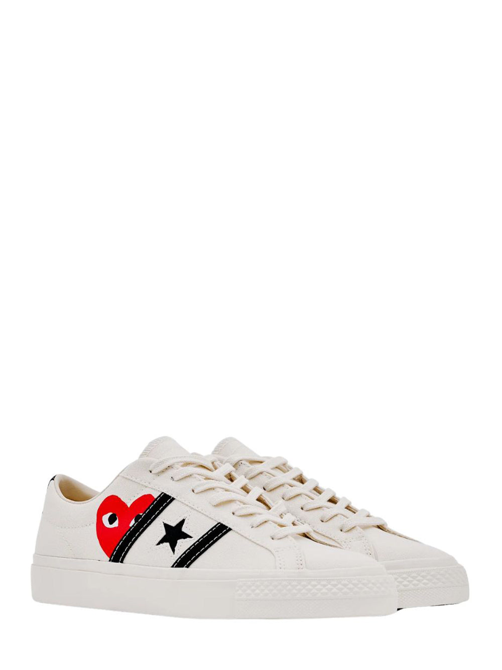 Play Comme Des Garçons X Converse One Star Academy Pro White