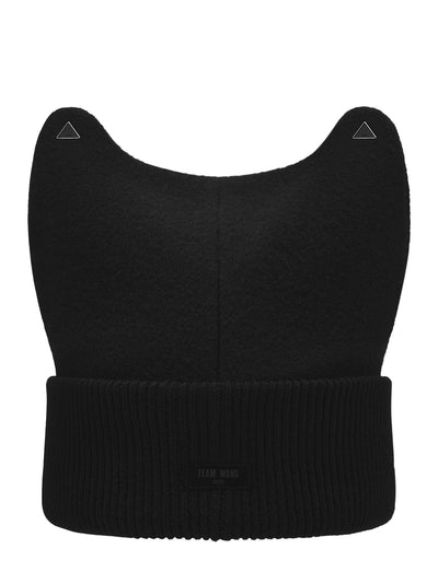 Acceptance Ears Spliced Beanie (Black)