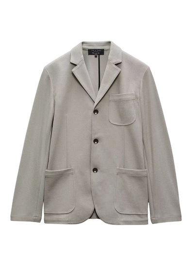 Achilles Knit Blazer (Elephant Gray)