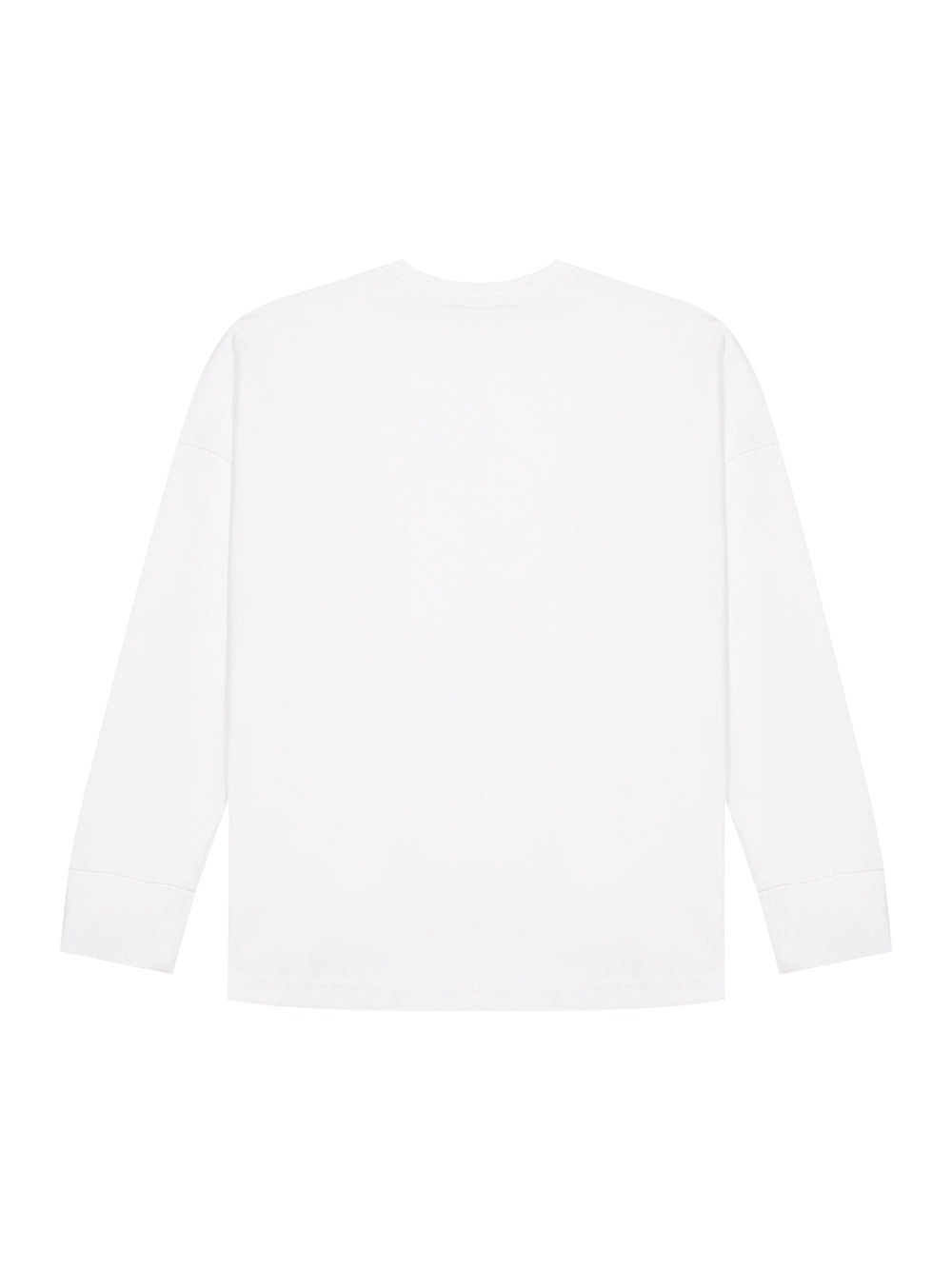 Acid Wash Long Sleeve T-Shirt (White)