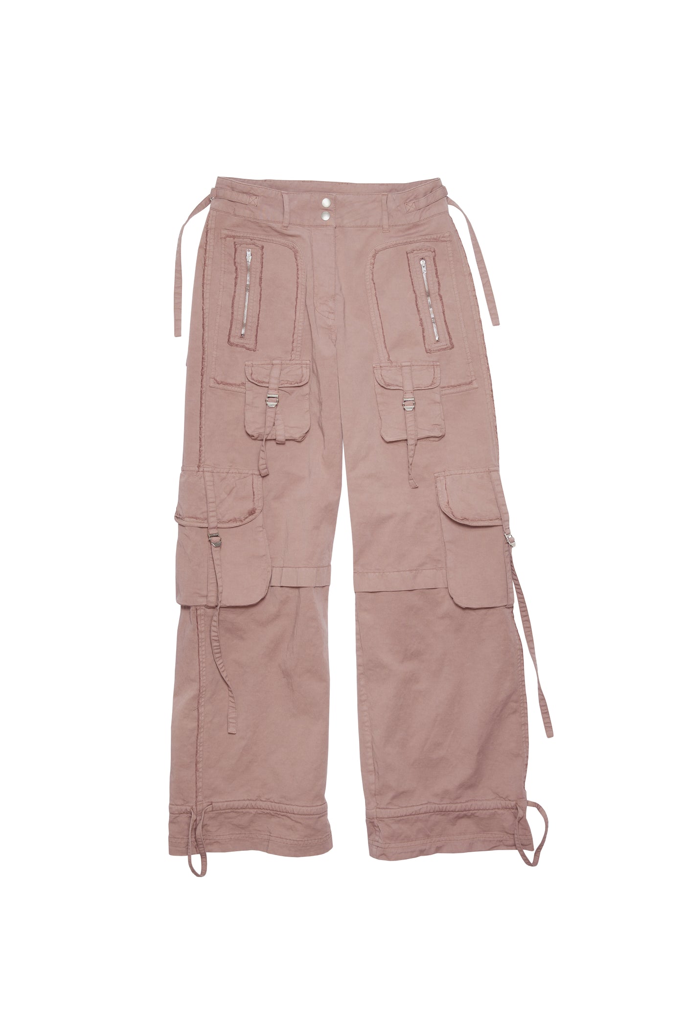 Cargo Trousers (Mauve Pink)