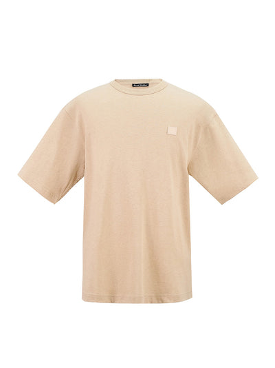 Crew Neck T-shirt - Regular Fit (Oatmeal Melange)