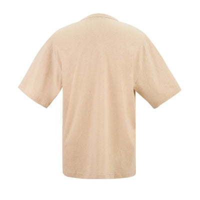 Crew Neck T-shirt - Regular Fit (Oatmeal Melange)