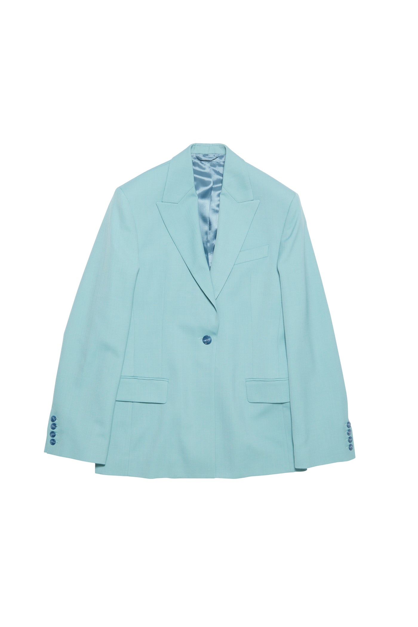 Regular Fit Suit Jacket (Aqua Blue)