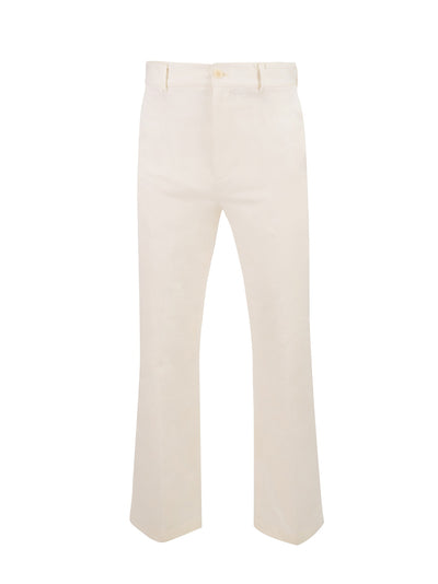 Twill Trousers (White)