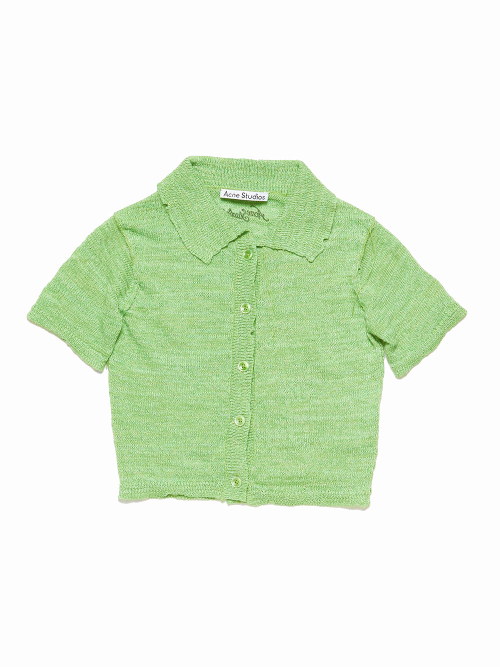 Short Sleeve Cardigan (Bright Green)