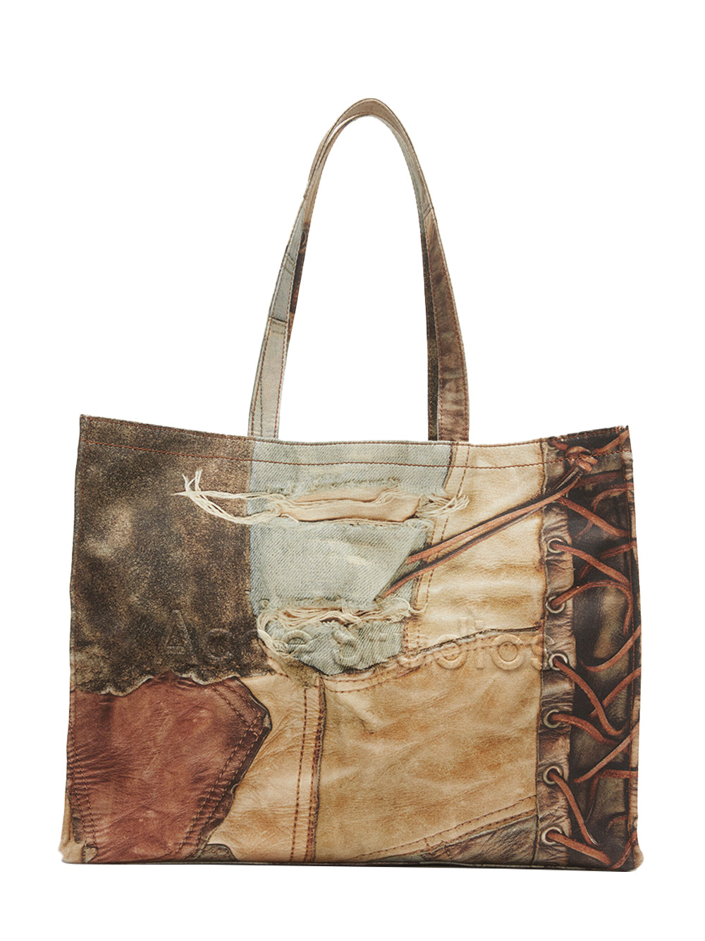Logo Shoulder Tote Bag (Denim Blue)