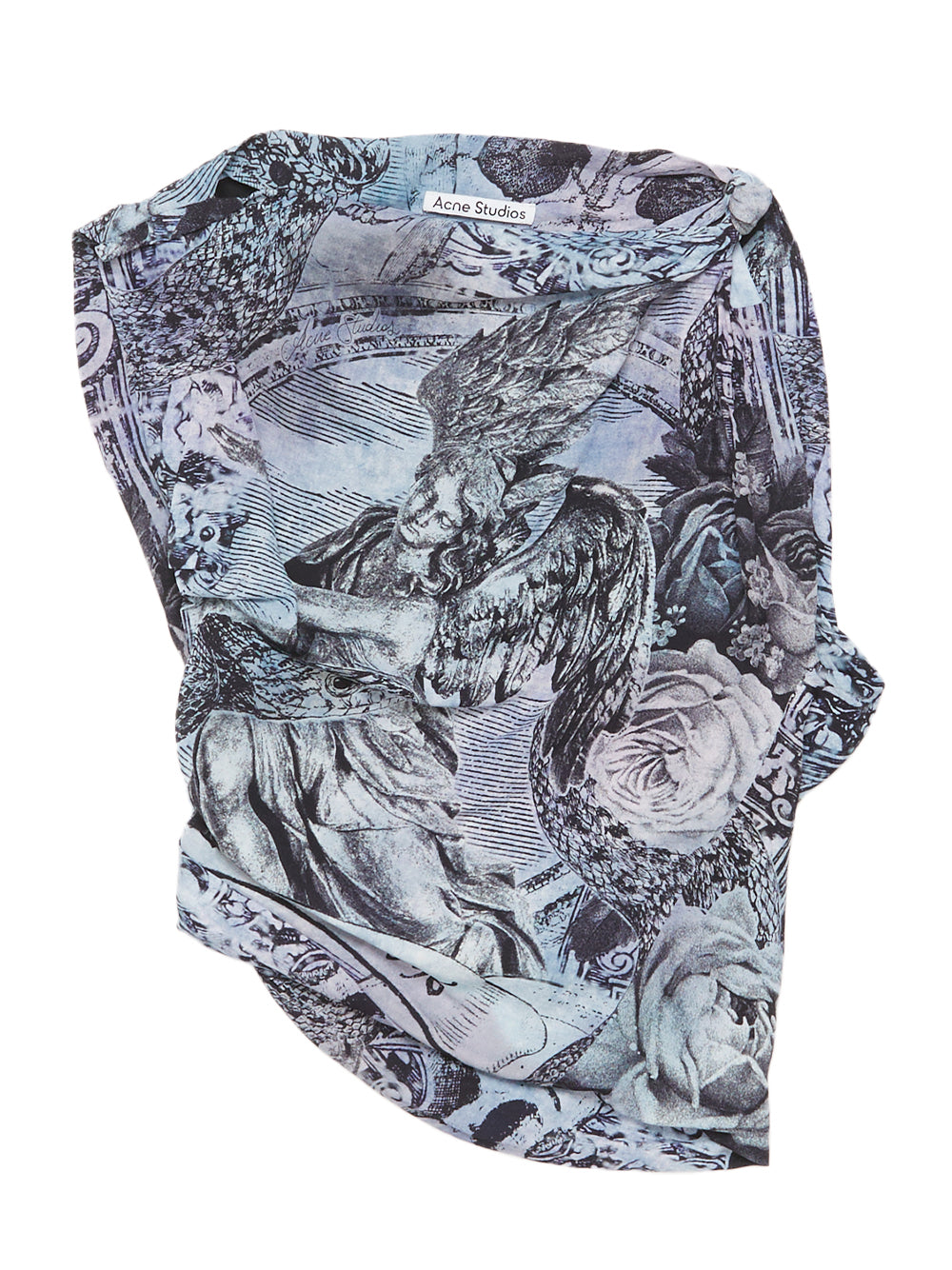 Printed Blouses (Multi Grey)