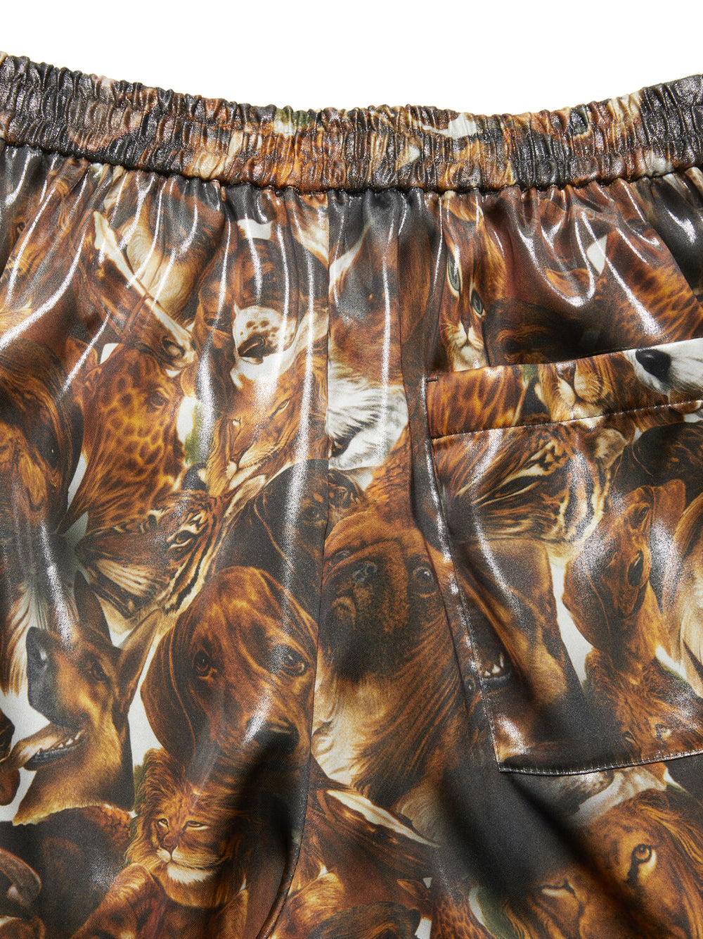 Printed Trousers (Brown Multicolor)