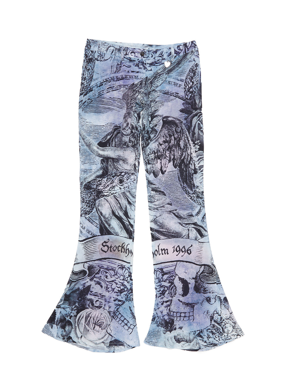 Printed Trousers (Multi Grey)