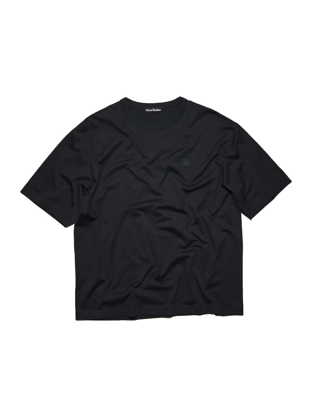 Relaxed Fit Crew Neck T-Shirts (Black)