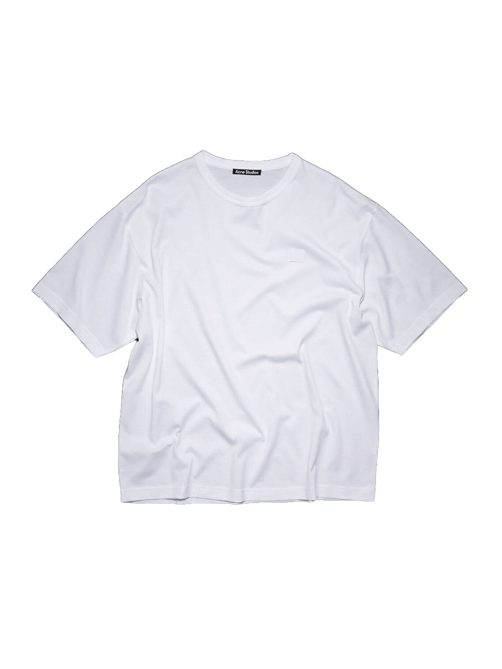 Relaxed Fit Crew Neck T-Shirts (Optic White)