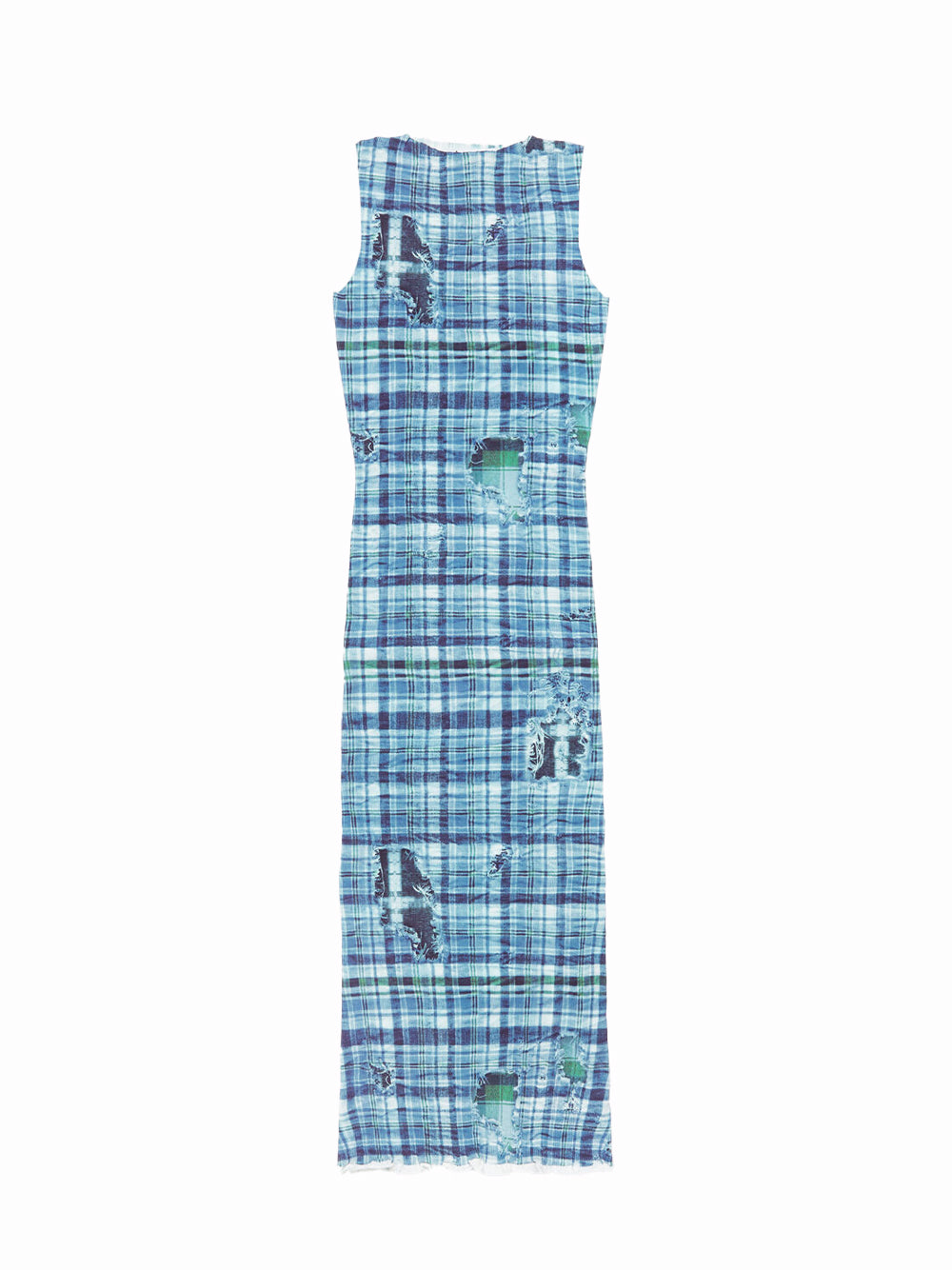 Rib Knit Dress (Blue)