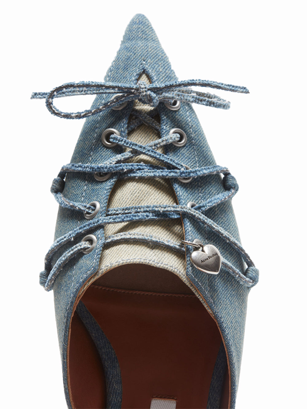 Lace-Up Mules (Dusty Blue)