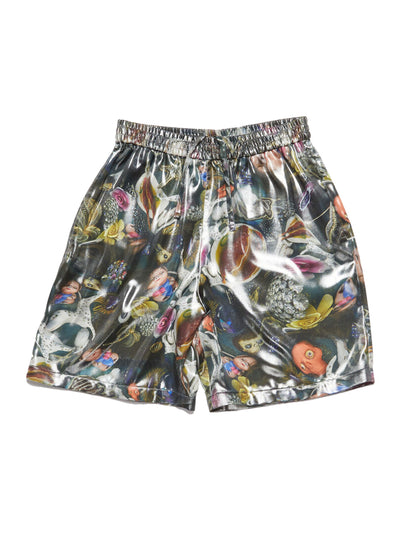 Printed Shorts (Black Multicolor)