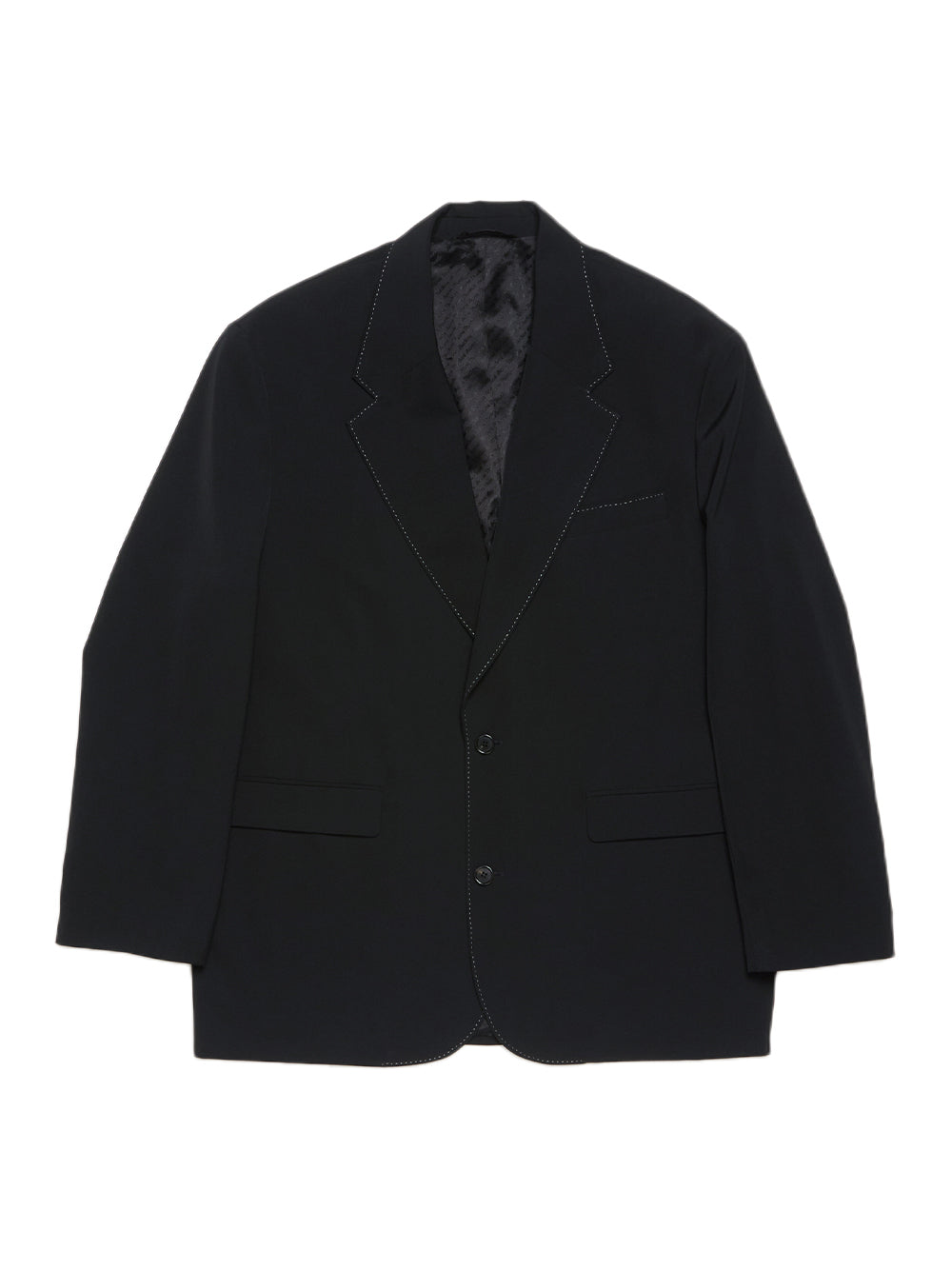 Single Breasted Suit Jacket (Black)