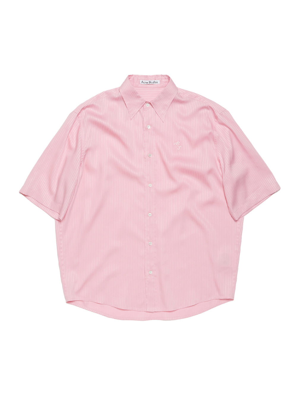 Stripe Button-Up Shirts (Blush Pink)