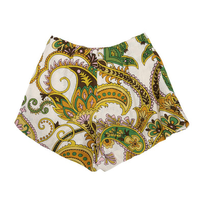 ALÉMAIS Octavia Lace Up Shorts Multi