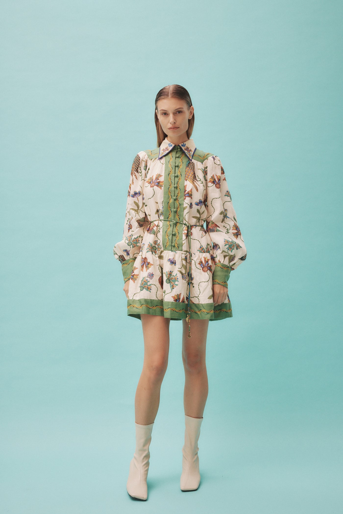 Birdie Mini Dress (Multi)