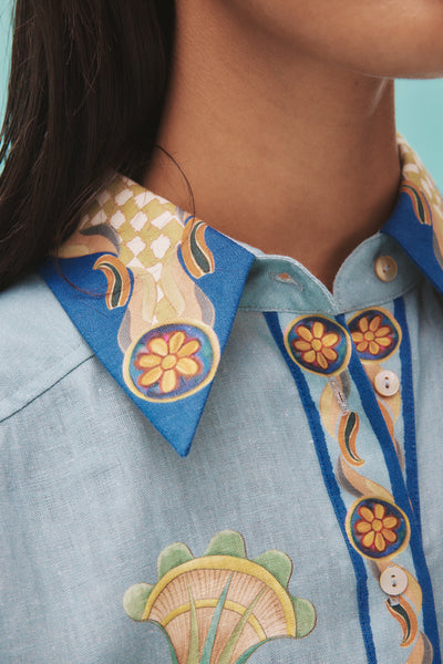 Gilly Shirt (Misty Blue)