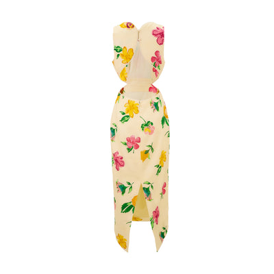 Scarlett Midi Dress (Cream)