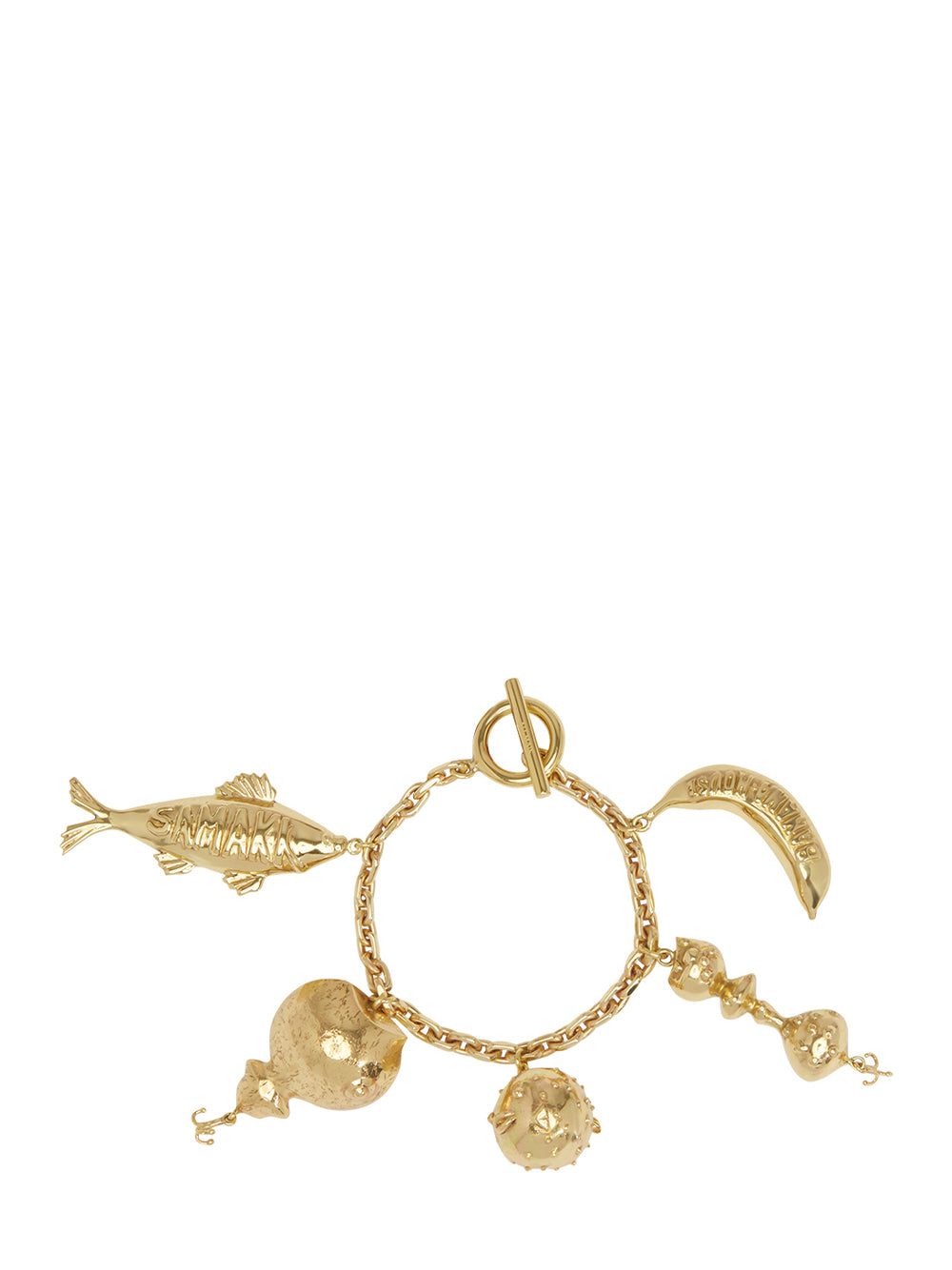 Banana House Charm Bracelet (Gold)
