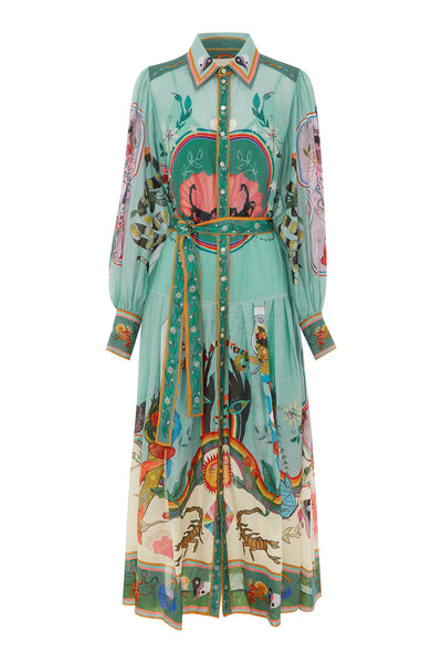 Evergreen Shirtdress Multi