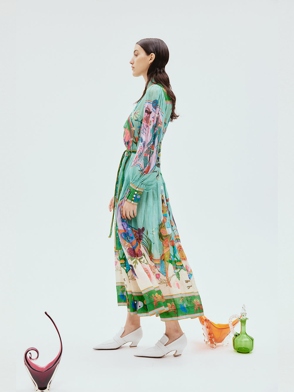 Evergreen Shirtdress Multi