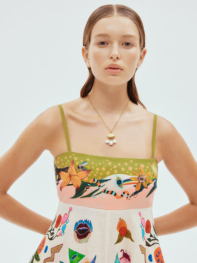 Evergreen Sundress Multi