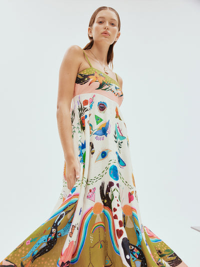 Evergreen Sundress Multi