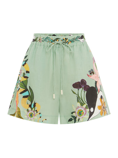 Meagan Linen Short (Jade)