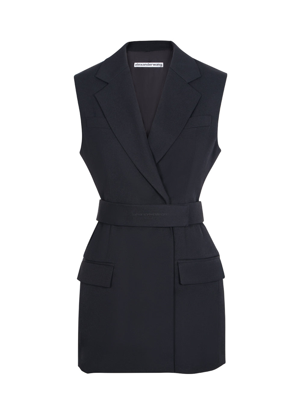 Sleeveless Blazer Dress In Wool (Blazer)