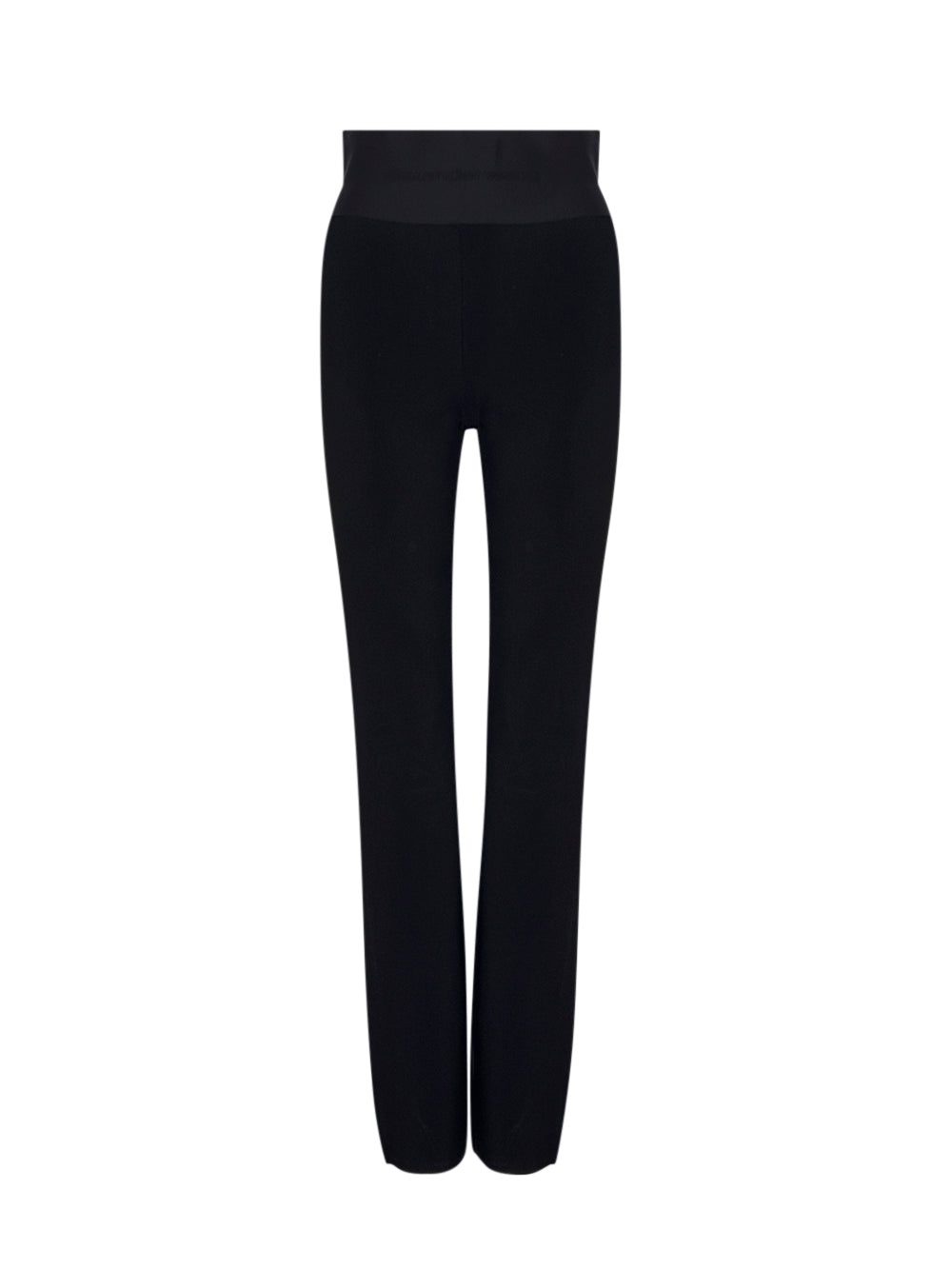 Alexander-Wang-Bootcut-Pant-With-Logo-Waistband-Black-01