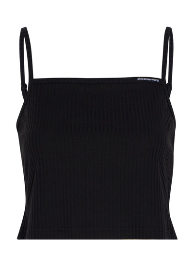 Alexander-Wang-Cami-Top-In-Wide-Cotton-Rib-Black-01