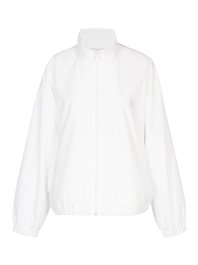 Coaches Track Jacket In Nylon (White)