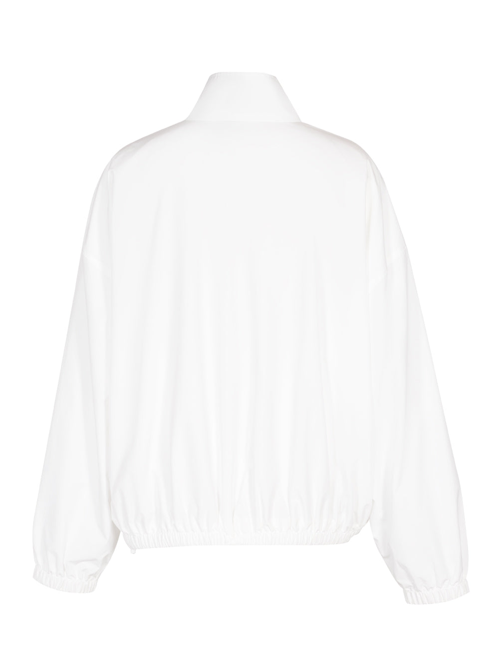 Coaches Track Jacket In Nylon (White)