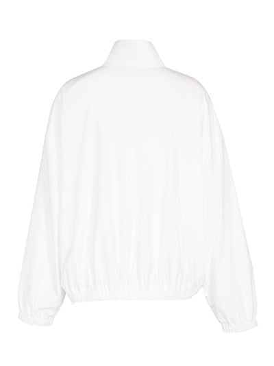 Coaches Track Jacket In Nylon (White)