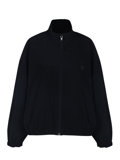 Coaches Track Jacket With Wang Puff Logo (Black)