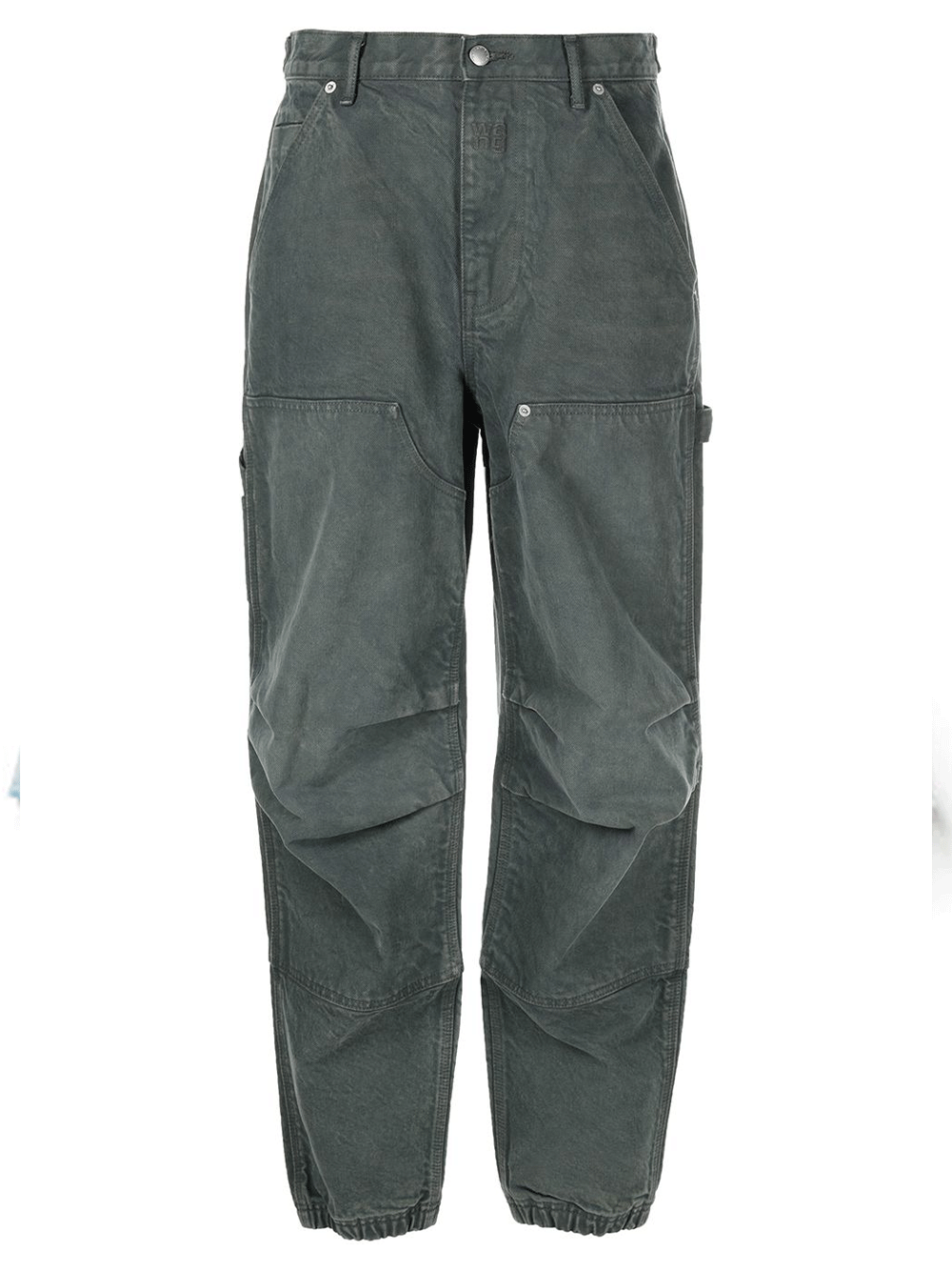 Alexander-Wang-Double-Front-Carpenter-Pant-Green-1