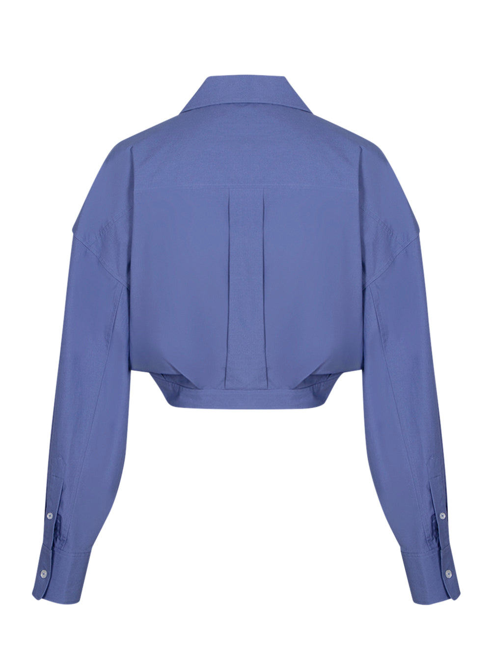 Alexander-Wang-Double-Layered-Cropped-Shirt-In-Compact-Cotton-With-Tie-Waistband-Dark-Iris-02