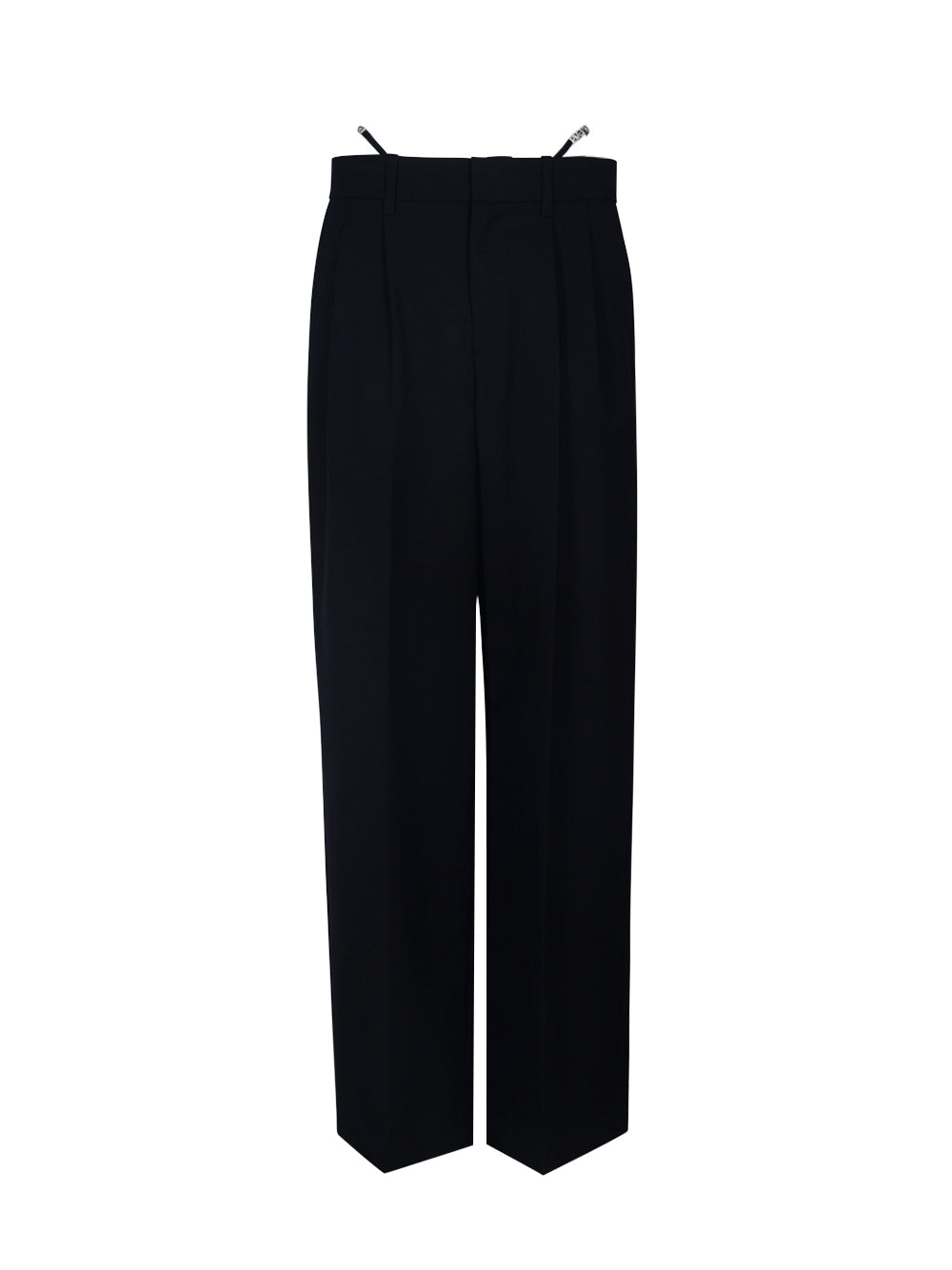 G-String Trouser In Wool Tailoring (Black)