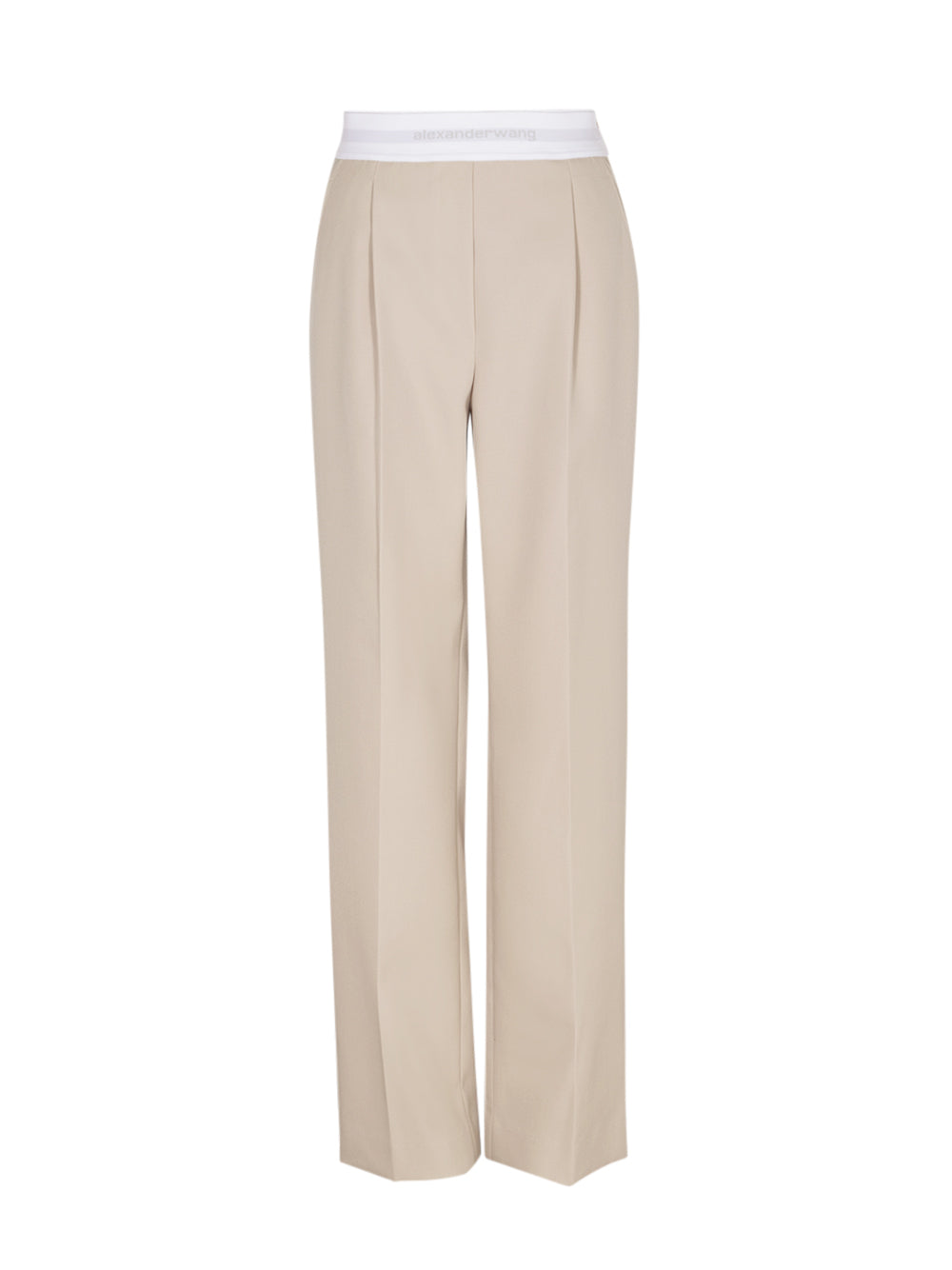 Pleated Trouser In Wool Tailoring (Feather)