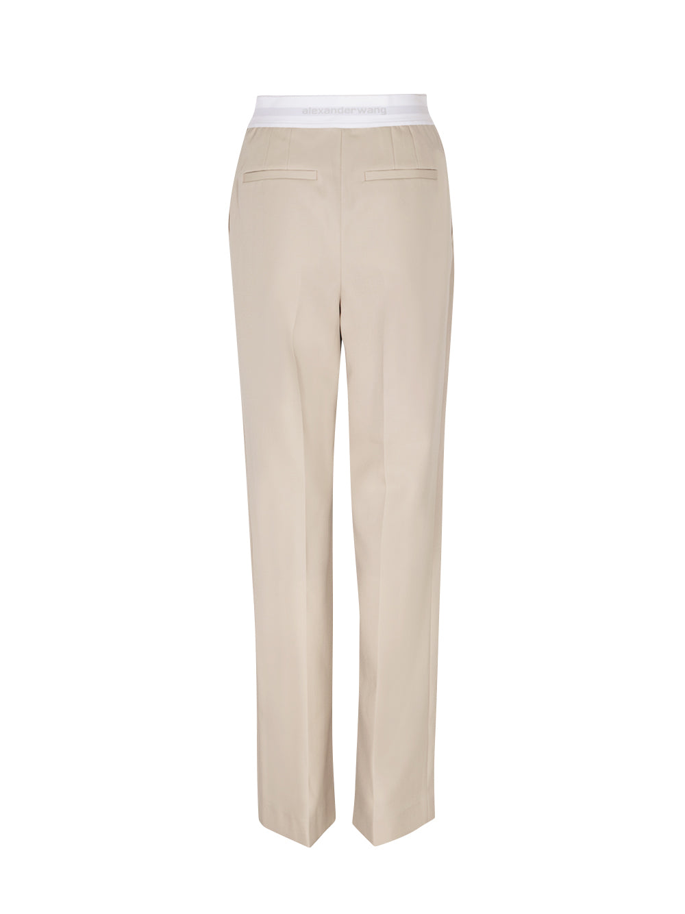 Pleated Trouser In Wool Tailoring (Feather)