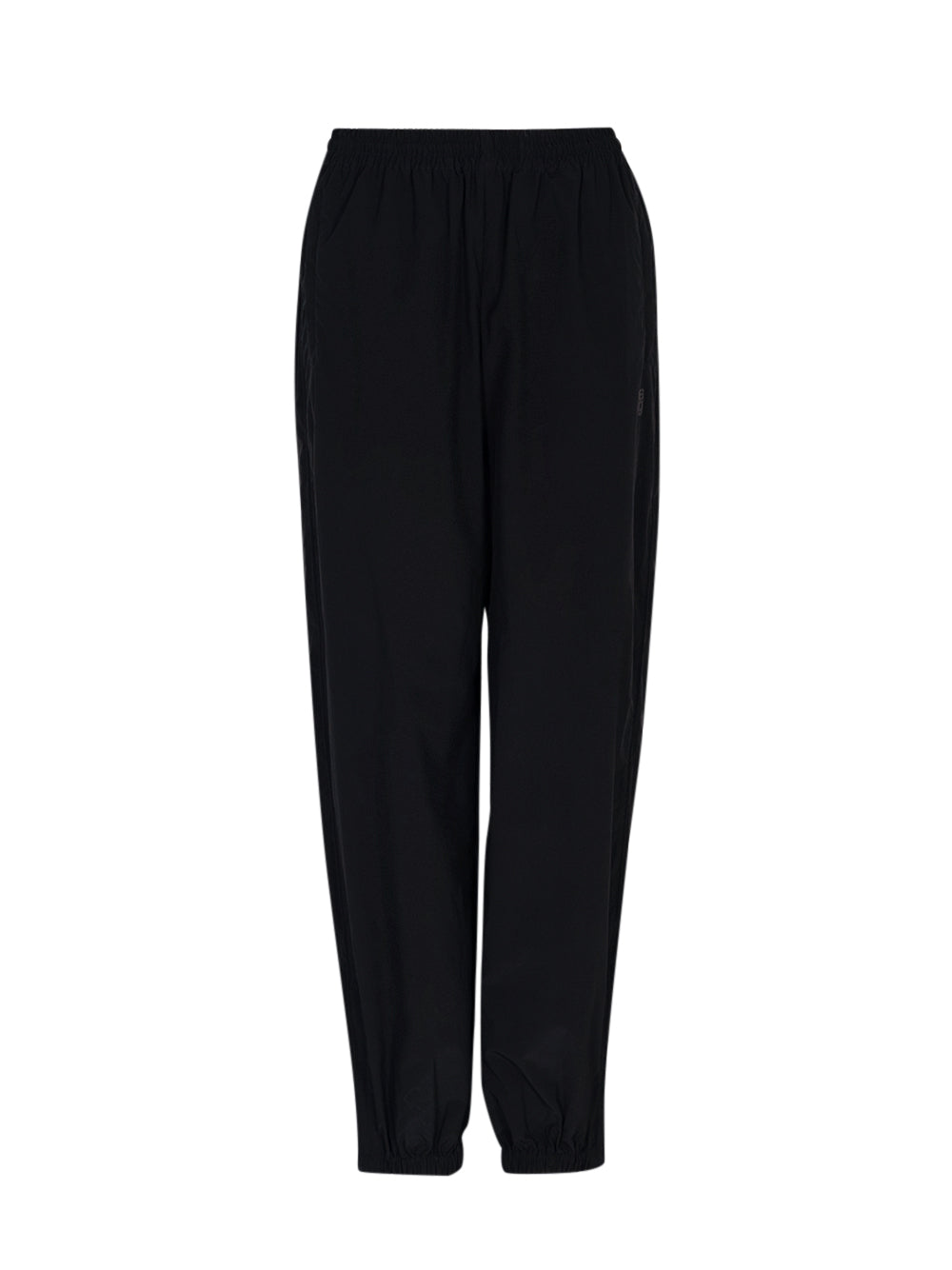 Puff Logo Sweatpant In Structured Terry (Black)